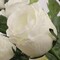 3PC 16" White Silk Rose Spray – 4 Flowers & 1 Bud, Realistic & Elegant Floral Decor